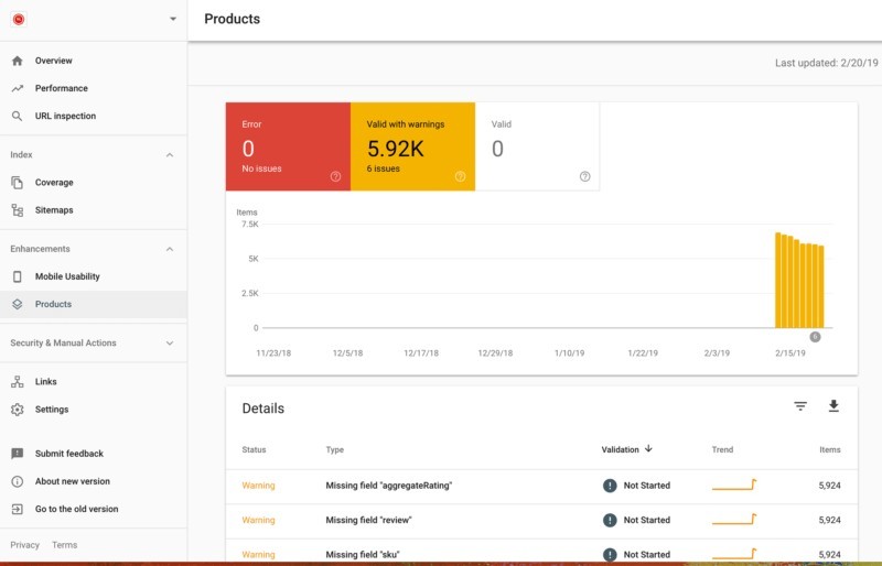 URL diagnostic report 