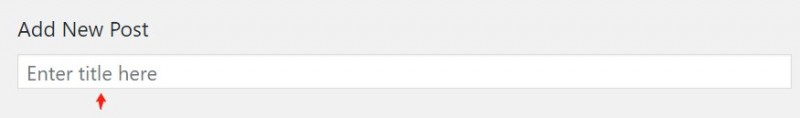 title add new post